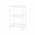 JOSTEIN Shelving unit, in/outdoor/wire white, 61x40x90 cm