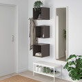 EKET Wall-mounted cabinet combination, dark grey, 105x35x70 cm