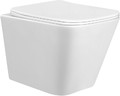 Wall-Hung Rimless Toilet Bravia, white