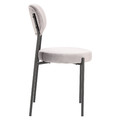 Chair Camile Velvet, grey