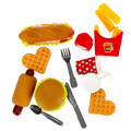 Food Playset with Cutlery & Tray 3+