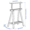 MITTBACK Trestle, birch, 58x70/93 cm