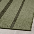 KANTSTOLPE Rug flatwoven, in/outdoor, green, 133x195 cm