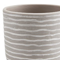 Ceramic Plant Pot GoodHome 10.5 cm, stripe