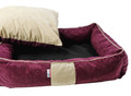 Diversa Dog Bed Petti Size 4, burgundy-beige