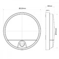 MacLean LED Lamp Infrated Motion Sensor 15W MCE291 GR