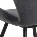 Upholstered Chair Petri, anthracite