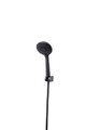 GoodHome Shower Set Cavally, matt black