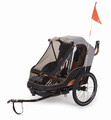 Bobike Trailer Multifunctional Bicycle Trailer & Stroller Moobe 2in1, grey