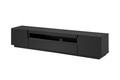 TV Cabinet Loftia 200 cm, black/matt black