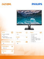 Philips 23.8" Monitor 242S9JML VA DVI HDMI DP Pivot