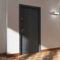 Flat Entrance Door Dominos 90, right, graphite