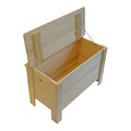 Wooden Chest with Lid 100L