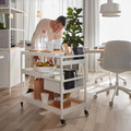 TROTTEN Trolley, white, 80x40 cm