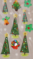 Craft Christmas Self-Adhesive Decoration Set 3D Christmas Tree