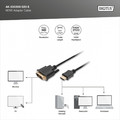 Digitus HDMI 1.3 Cable HDMI A/DVI-D(18+1) M/M 2m