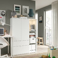 VIHALS Storage unit, white, 105x37x140 cm