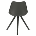 Dining Chair Norden Star Square, black/black