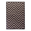 Rug Flox 150 x 200 cm, zigzag/anthracite