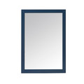 GoodHome Bathroom Mirror Perma 70 x 50 cm, dark blue frame