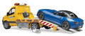 Bruder MB Sprinter Car Transporter & Roadster 3+