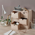 MOPPE Mini chest of drawers, pine, 31x18x32 cm