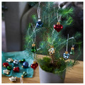 VINTERFINT Decoration, bauble, mixed shapes/glass mixed colours