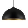 GoodHome Pendant Lamp Songor E27 58cm, black