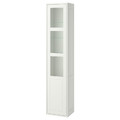 TÄNNFORSEN High cabinet with door, white, 40x35x195 cm