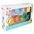 Bam Bam Set of Textured Toys 8pcs 6m+