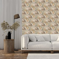 GoodHome Vinyl Wallpaper on Fleece Dioman, beige