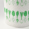 FAMILJ Kitchen roll, patterned bright green/white, 2 pack