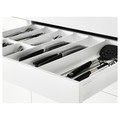 MAXIMERA Drawer, low, white, 80x60 cm