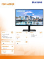 Samsung 23.8" Monitor IPS/5ms/USB3.0/frameless F24T450FQRX