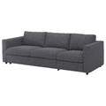 VIMLE 3-seat sofa-bed, Gunnared medium grey