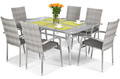 Outdoor Dining Furniture Set MALAGA LIGHT, grey