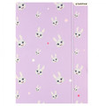 Document File Folder with Elastic Band A4 10pcs Rabbit