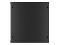 Lanberg Wall-mounted Rack 19" 12U 600X450mm, black