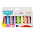 Starpak Pastel Acrylic Paints 8 Colours x 25ml