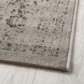 MANSTRUP Rug, short pile, patinated grey/floral pattern, 160x230 cm