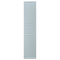 FJÄREHALS Door with hinges, light grey-blue, 50x229 cm