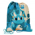 Drawstring Bag School Shoes/Clothes Bag Dino