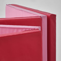 PLUFSIG Folding gym mat, pink/red, 78x185 cm