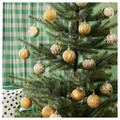 VINTERFINT Tree ornament in bag, set of 20, bauble gold-colour, 7 cm