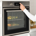 ANRÄTTA Forced air oven w pyrolytic funct, stainless steel