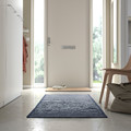 IDROTTSPLATS Rug, flatwoven, blue, 80x200 cm