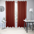 GoodHome Curtain Viley 140x260 cm, terracotta