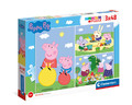 Clementoni Children's Puzzle Peppa Pig 3x48 4+