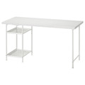 LAGKAPTEN / SPÄND Desk, white, 140x60 cm