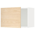 METOD Wall cabinet, white/Askersund light ash effect, 60x40 cm